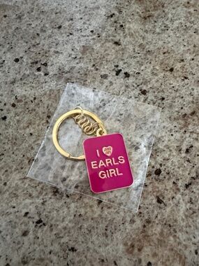 Pink & Gold "I am an Earls Girl" Keychain